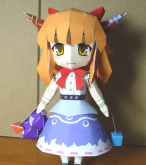 ペーパークラフト 伊吹萃香 Q版 (東方Project)