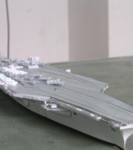 1比700美國尼米兹級航空母艦杜鲁門號用紙尺寸比例